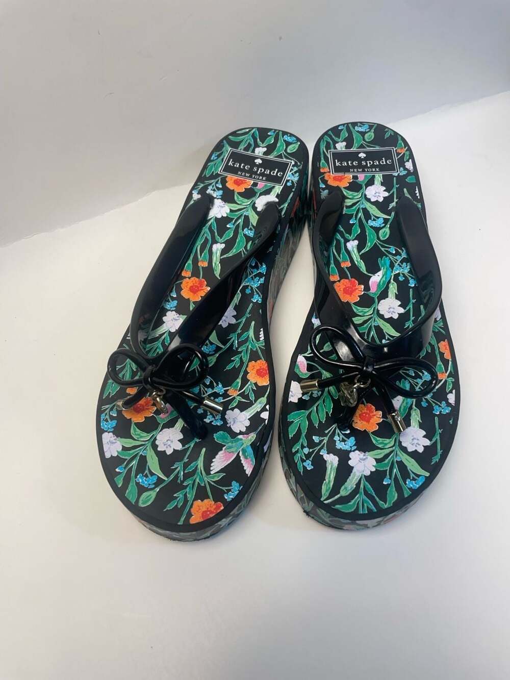 Kate Spade New York Floral Platform Flip Flop Sandals beach wear
